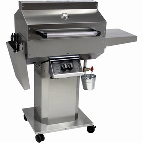 Phoenix Portable 53" Fabricated Stainless Steel Freestanding Grill SDRIVDD large capacity charcoal BBQ grills