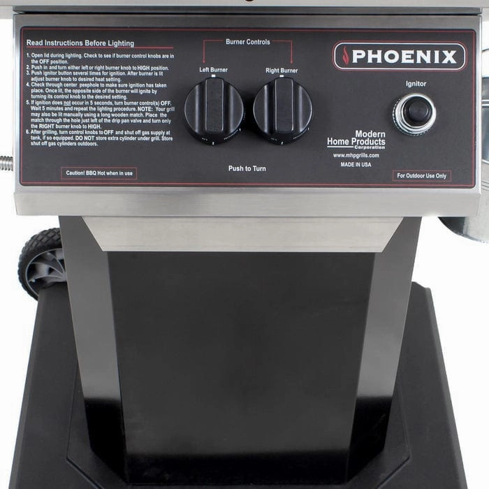 Phoenix Portable 53" Fabricated Stainless Steel Freestanding Grill SDSSOC
