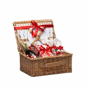 Exclusive Deal Inside Todays Steal Picnic Basket Red Hearts