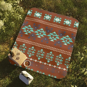 Instant Savings Inside Exclusive Online Deal Picnic Blanket Buffalo Roam Pattern Lawn Picnic Blanket Beach Blanket With Strap One Size One Sized Print Gifts