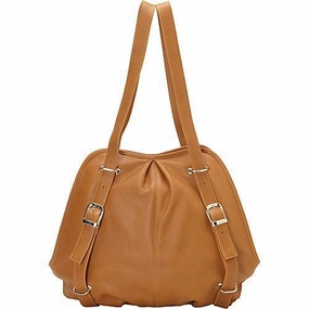 Piel Leather Convertible Buckle Backpack/Shoulder Bag Daily Hot Deal