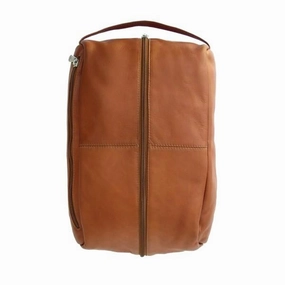 Clearance Steal Today Piel Leather Deluxe Shoe Bag Assorted Colors