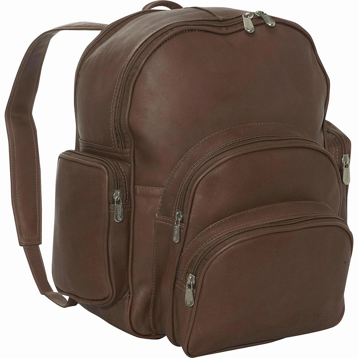 GiftWorthy Sale Piel Leather Expandable Backpack