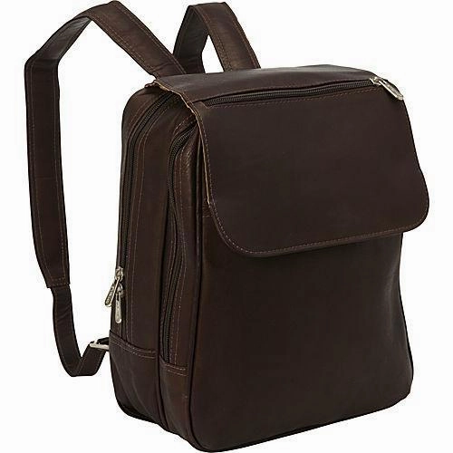 Hot Offer Frenzy Piel Leather Flap-Over Tablet Backpack