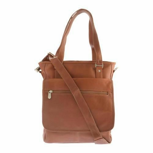 Clearance Savings Now Piel Leather Laptop/Tablet Carry-All Tote