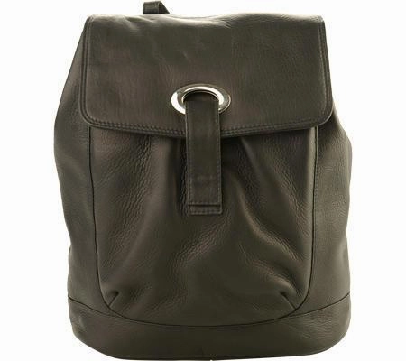 Shop Save Today Piel Leather Large Oval Loop Backpack