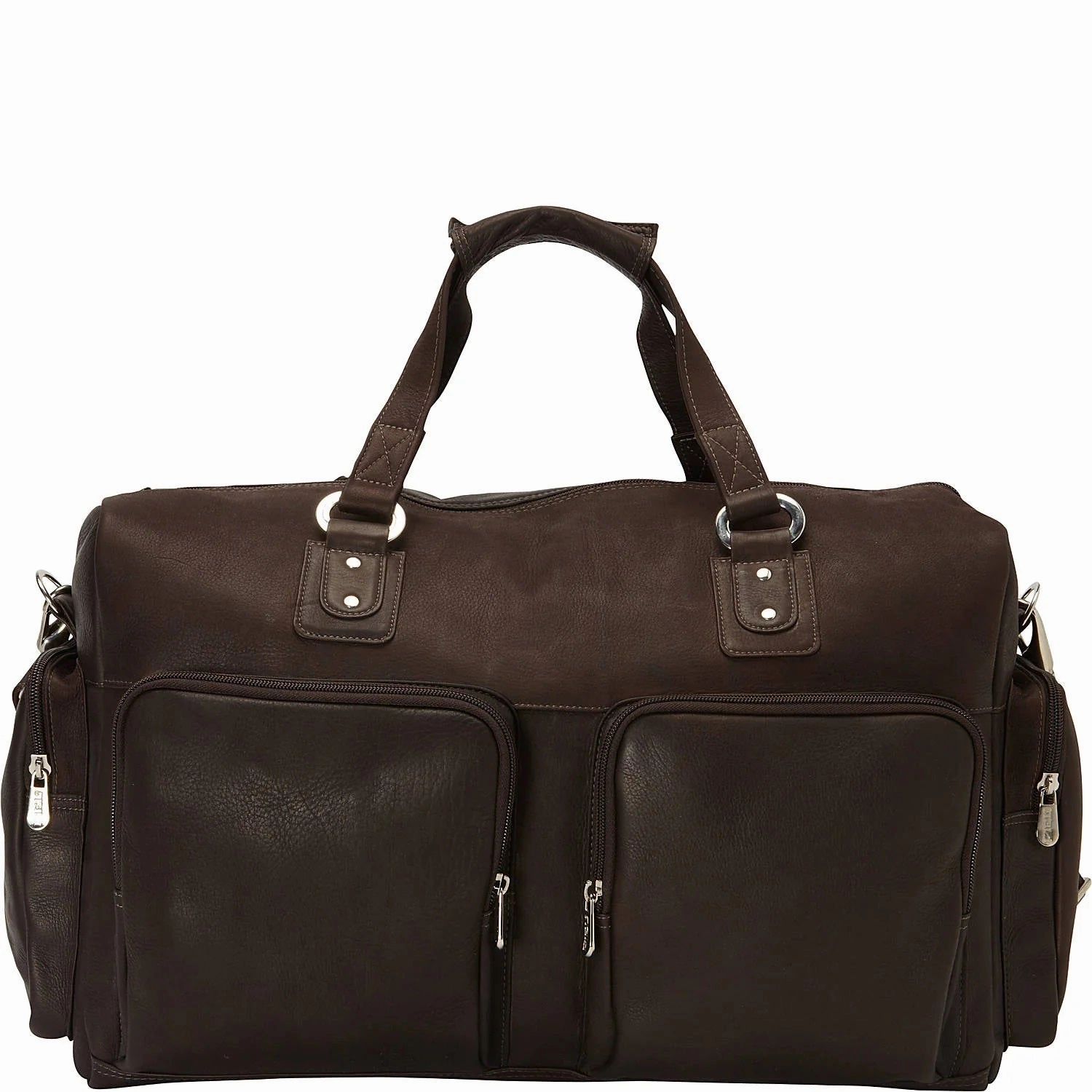 Instant Savings Deal Piel Leather Multi Pocket Carry On Duffle Bag