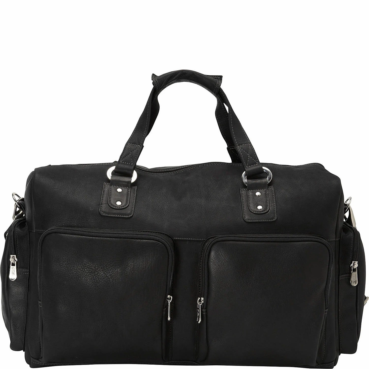 Piel Leather Multi Pocket Carry On Duffle Bag Limited Time Steal Best Seller Discount