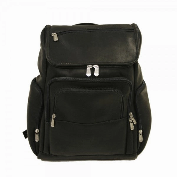 Save Big Online Piel Leather Multi Pocket Laptop Backpack