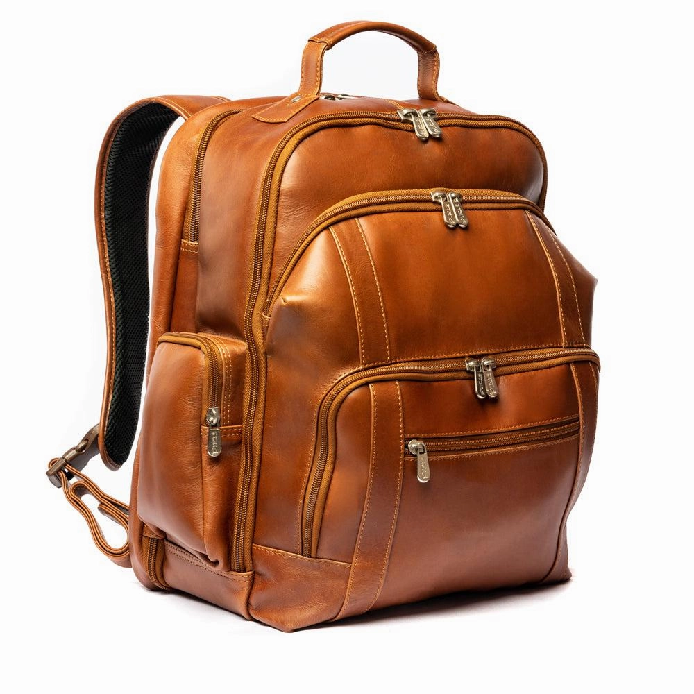 Best Deal Today Limited Edition Offer Piel Leather Positano Laptop Backpack