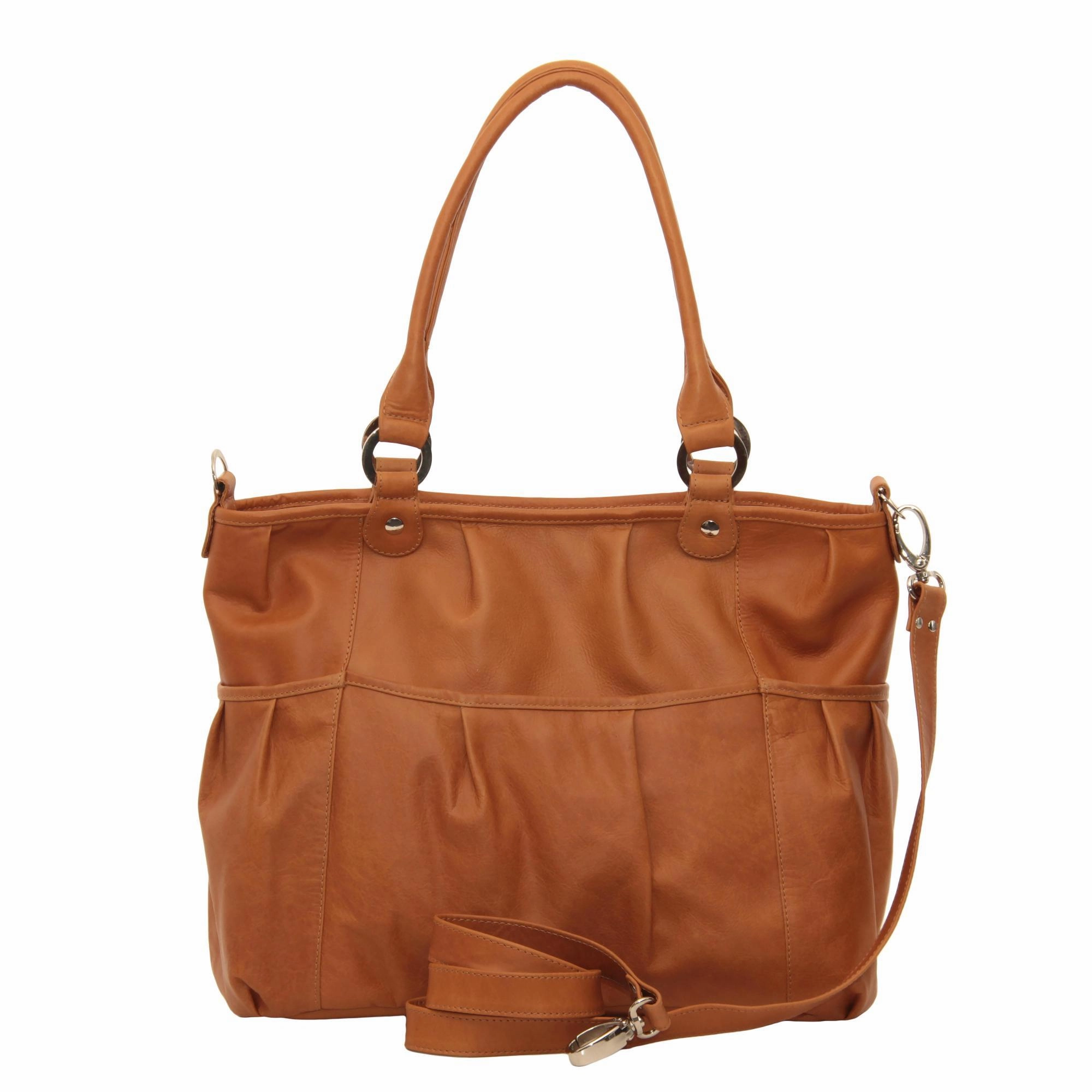 Piel Leather Zippered Cross-Body Tote Trending Today Steal