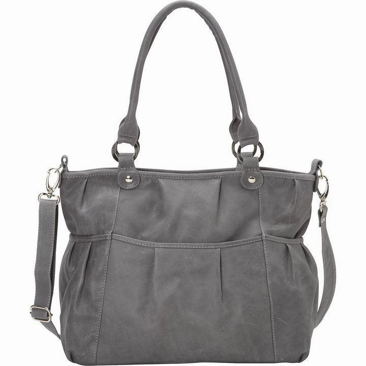 Big Savings Alert Piel Leather Zippered Cross-Body Tote