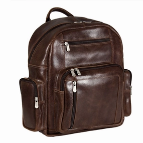 Todays Hot Savings Shop Hot Deals Piel Vintage Leather Travel Backpack