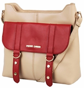 Pierre Cardin Camilla Classic Crossbody Bag | Tan Today Only Discount Alert Limited Stock Alert