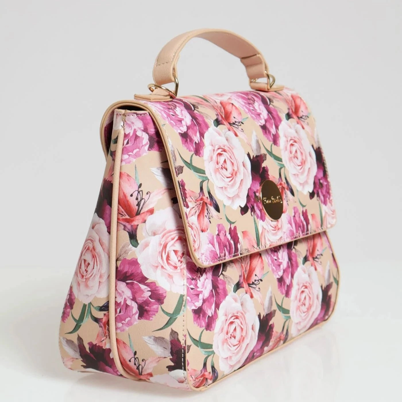 Grab It Now Pierre Cardin Daynah Floral Satchel | Pink Floral
