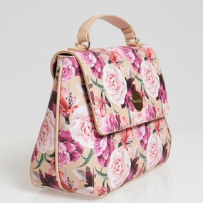 Grab It Now Pierre Cardin Daynah Floral Satchel | Pink Floral
