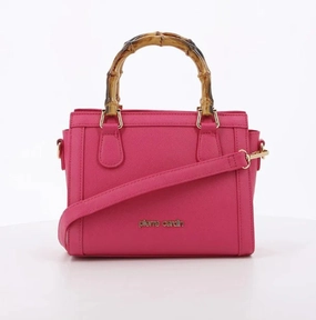 Online Deal Frenzy Hot Deals Today Pierre Cardin Jayde Mini Satchel Handbag | Pink