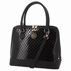 Pierre Cardin Lira Monogram Handbag | Black Today Only Hot Pick