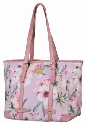 Big Savings Today Pierre Cardin Rosabella Floral Tote Handbag | Pink