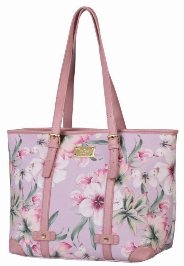 Big Savings Today Pierre Cardin Rosabella Floral Tote Handbag | Pink