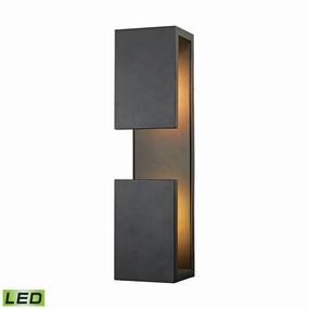 Pierre LED Outdoor Wall Sconce Textured Matte BlackOutdoor wall sconces with motion sensor