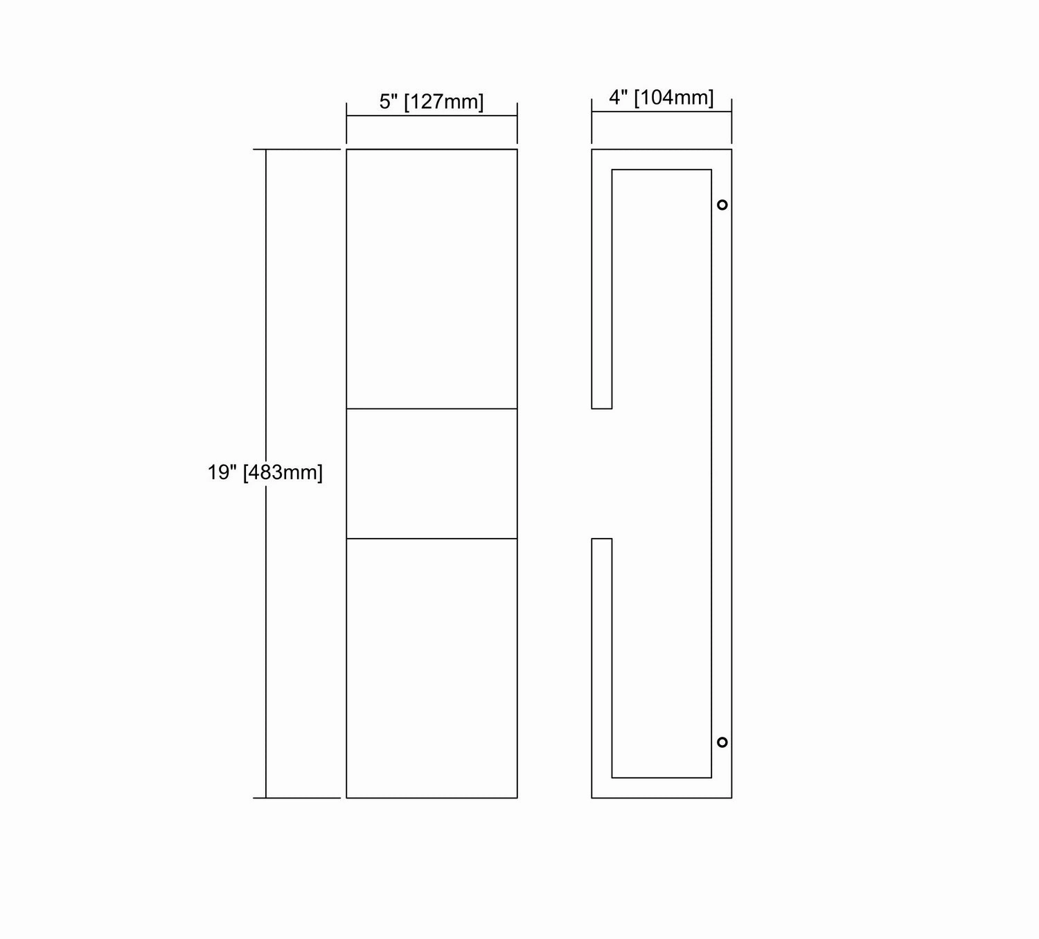 Pierre LED Outdoor Wall Sconce Textured Matte Black