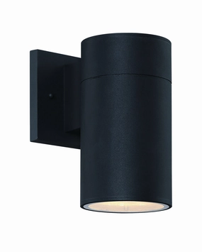 Pillar LED Outdoor Wall Lantern Textured BlackOutdoor wall sconces with motion sensor