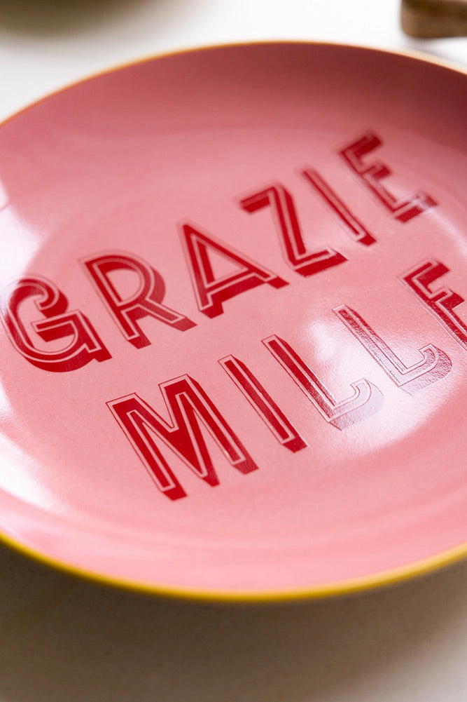 Pink Grazie Mille Plate
