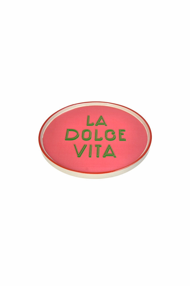 Pink La Dolce Vita Plate