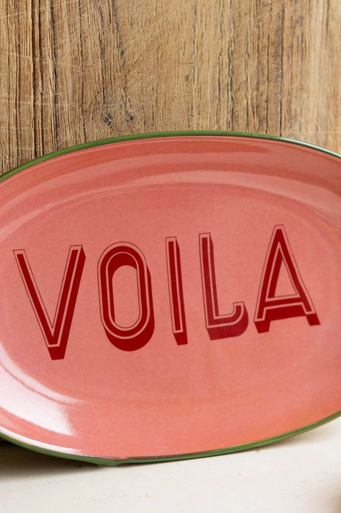 Pink Voila Plate