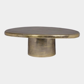 Pinola - Brushed Gold Coffee Tableoutdoor coffee table for patio or lounge