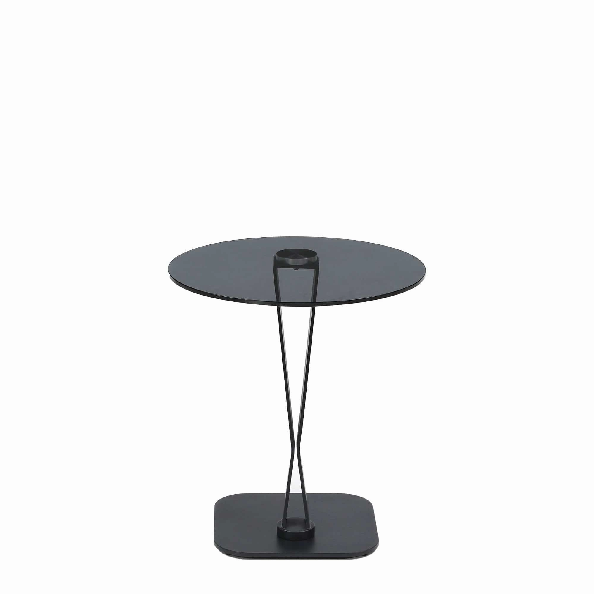 Plato - Lamp Table Smoked Glass