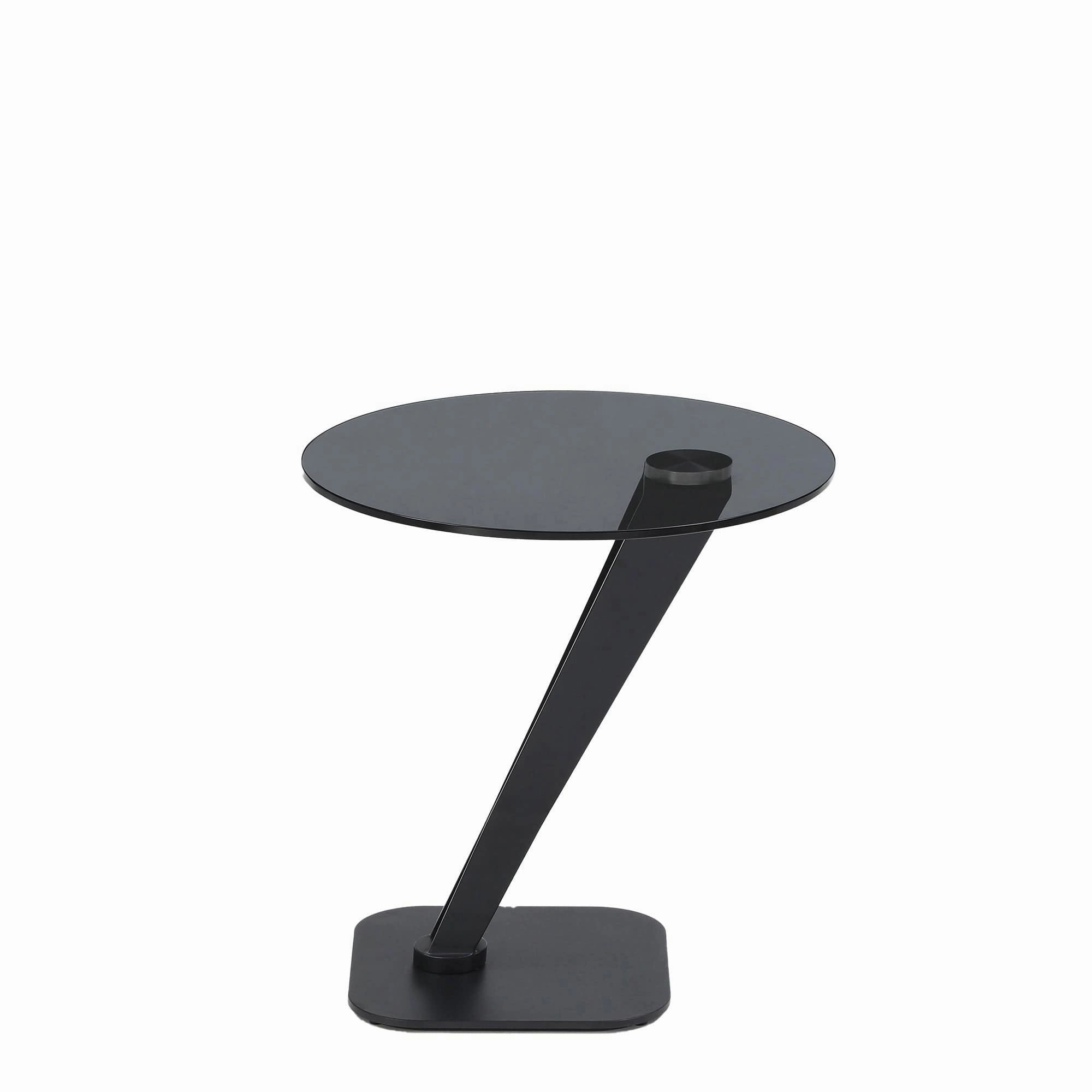 Plato - Lamp Table Smoked Glass
