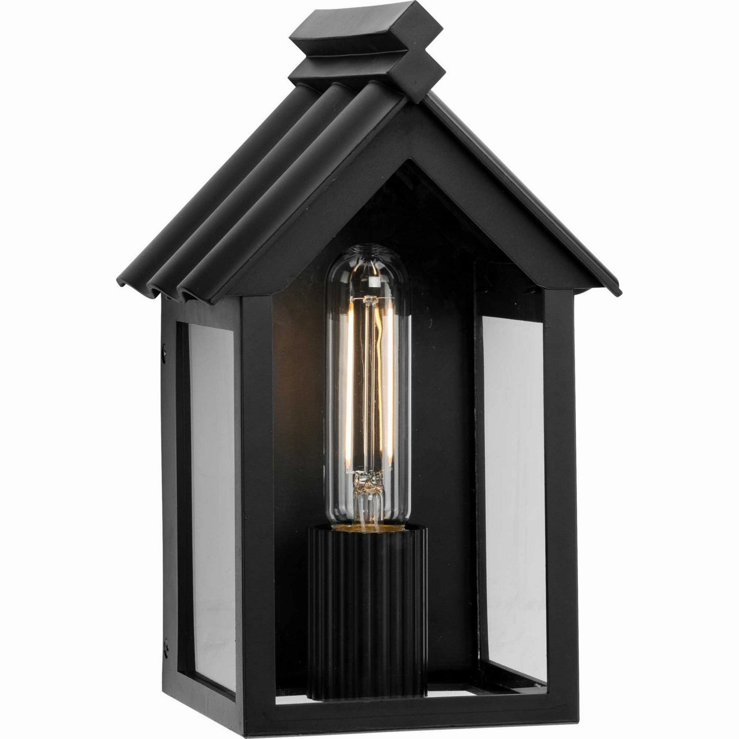 Point Dume-Dunemere One Light Outdoor Wall Lantern Matte BlackOutdoor wall sconces with motion sensor