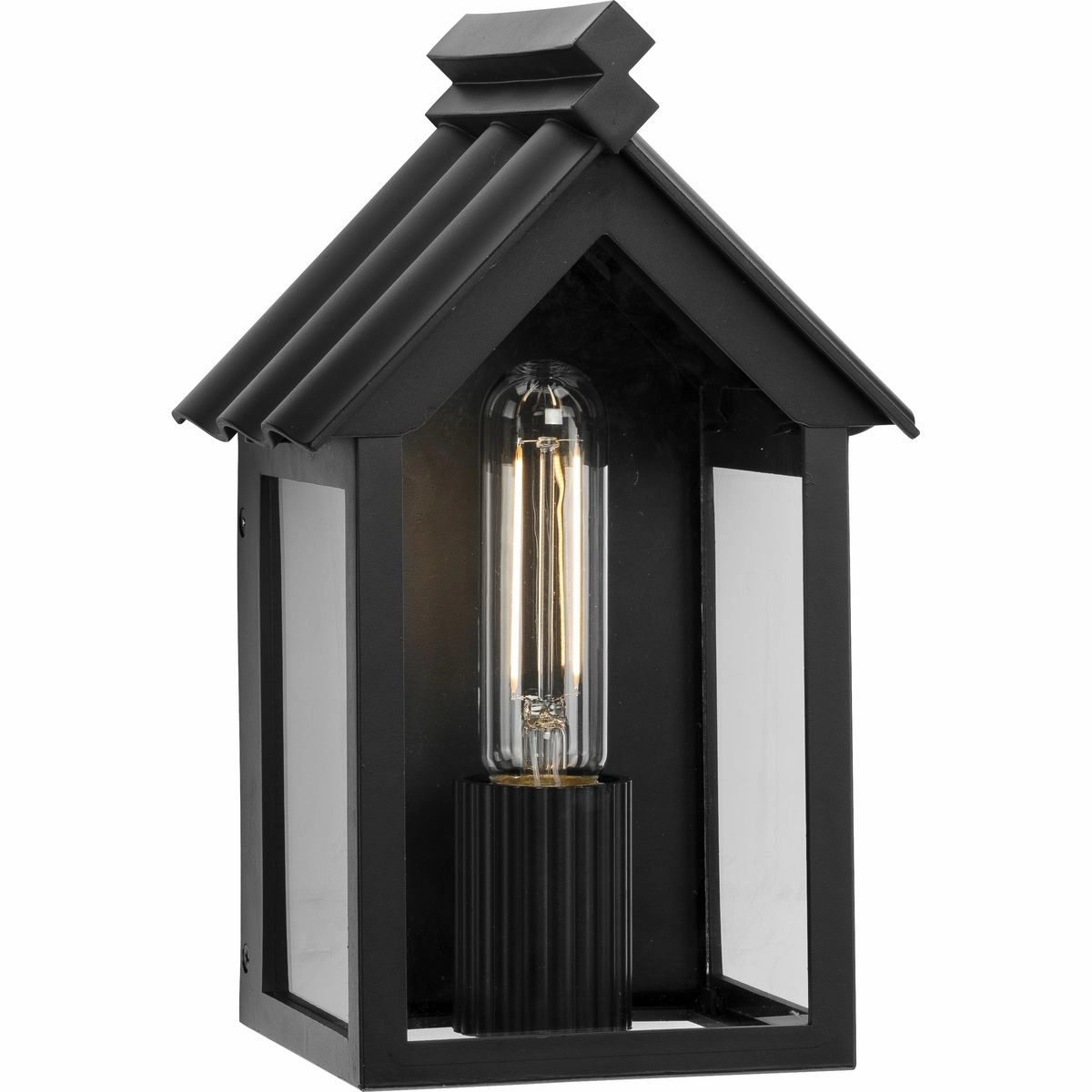 Point Dume-Dunemere One Light Outdoor Wall Lantern Matte Black