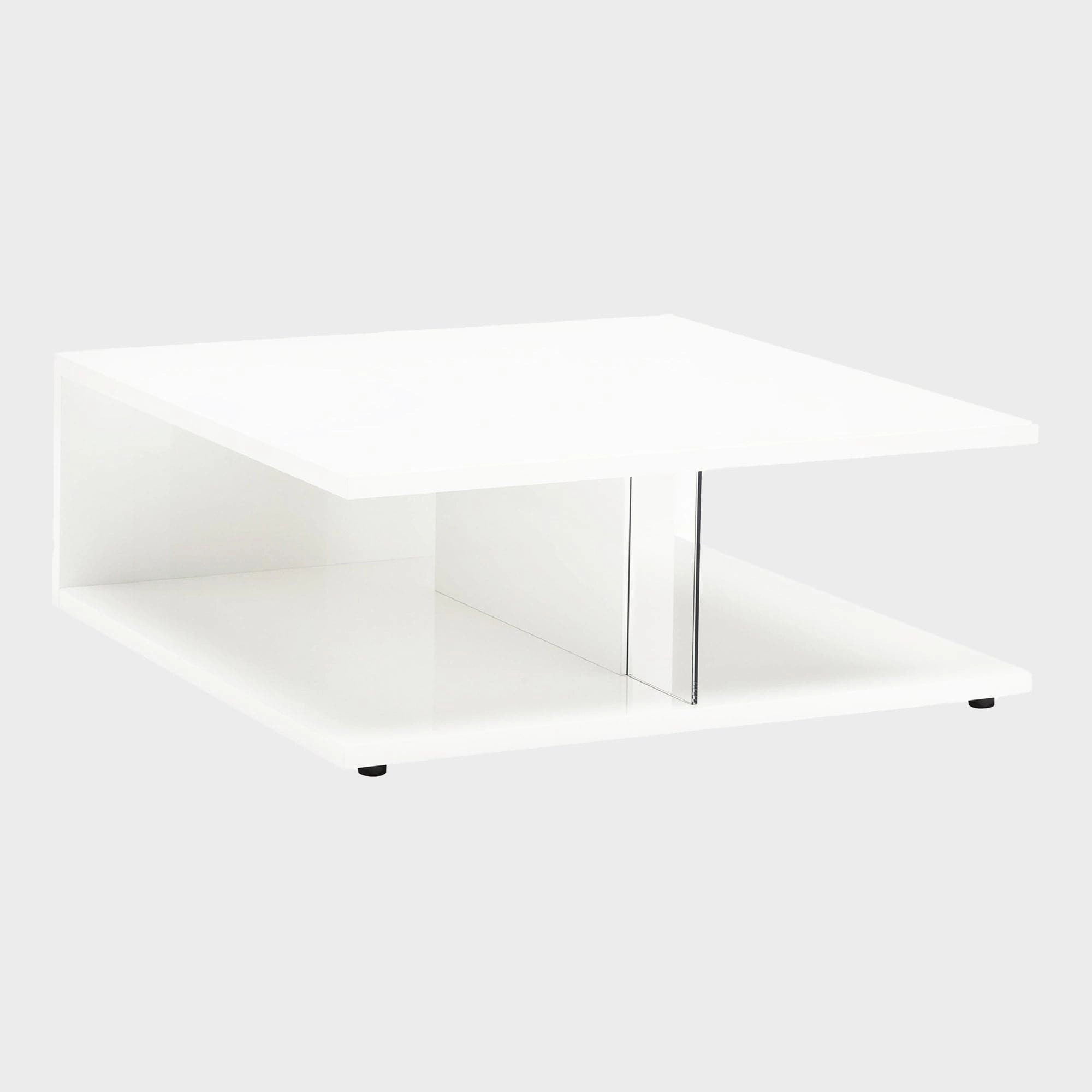 Polar - 106cm Coffee Table In White High Glossoutdoor coffee table for patio or lounge