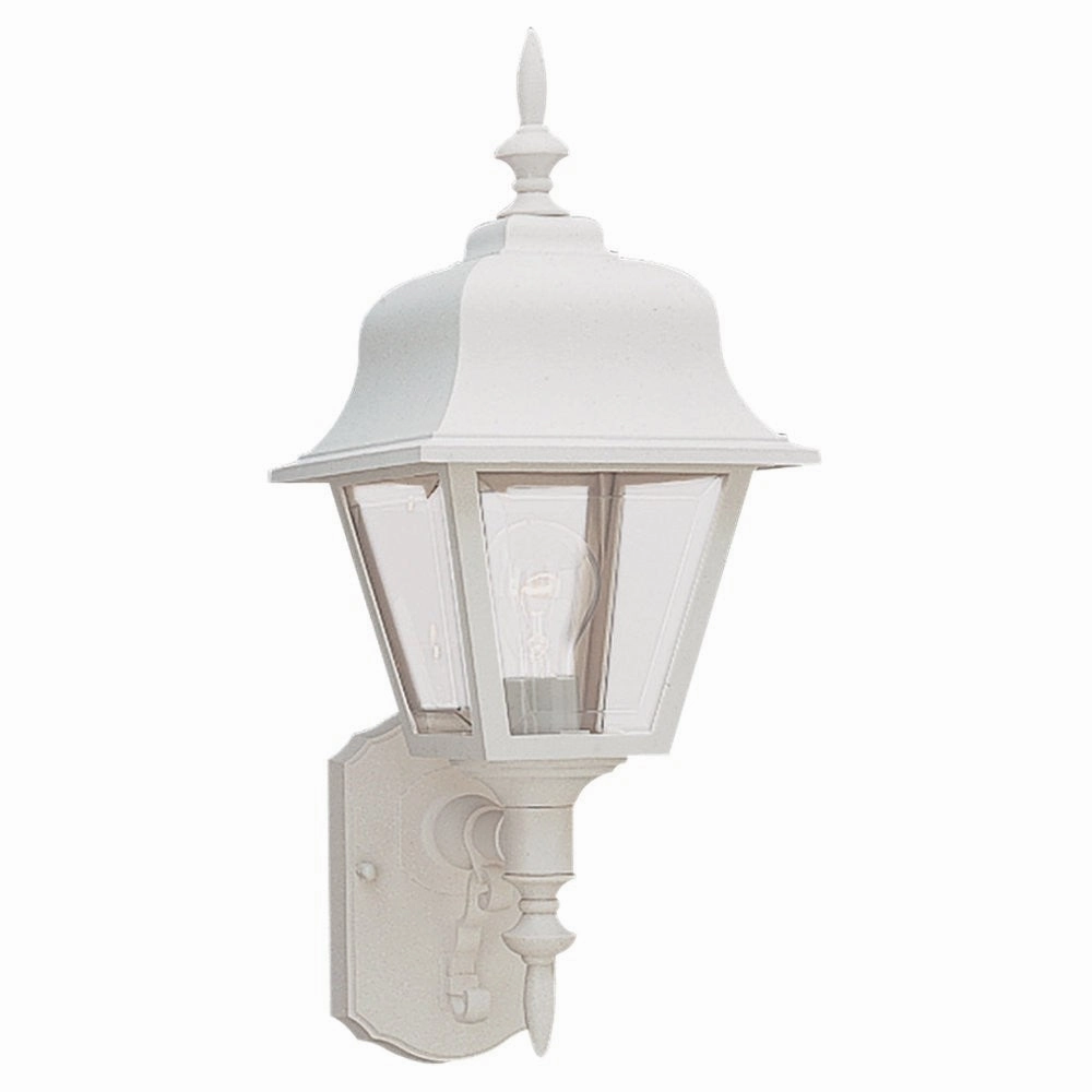 Polycarbonate Outdoor One Light Outdoor Wall Lantern White