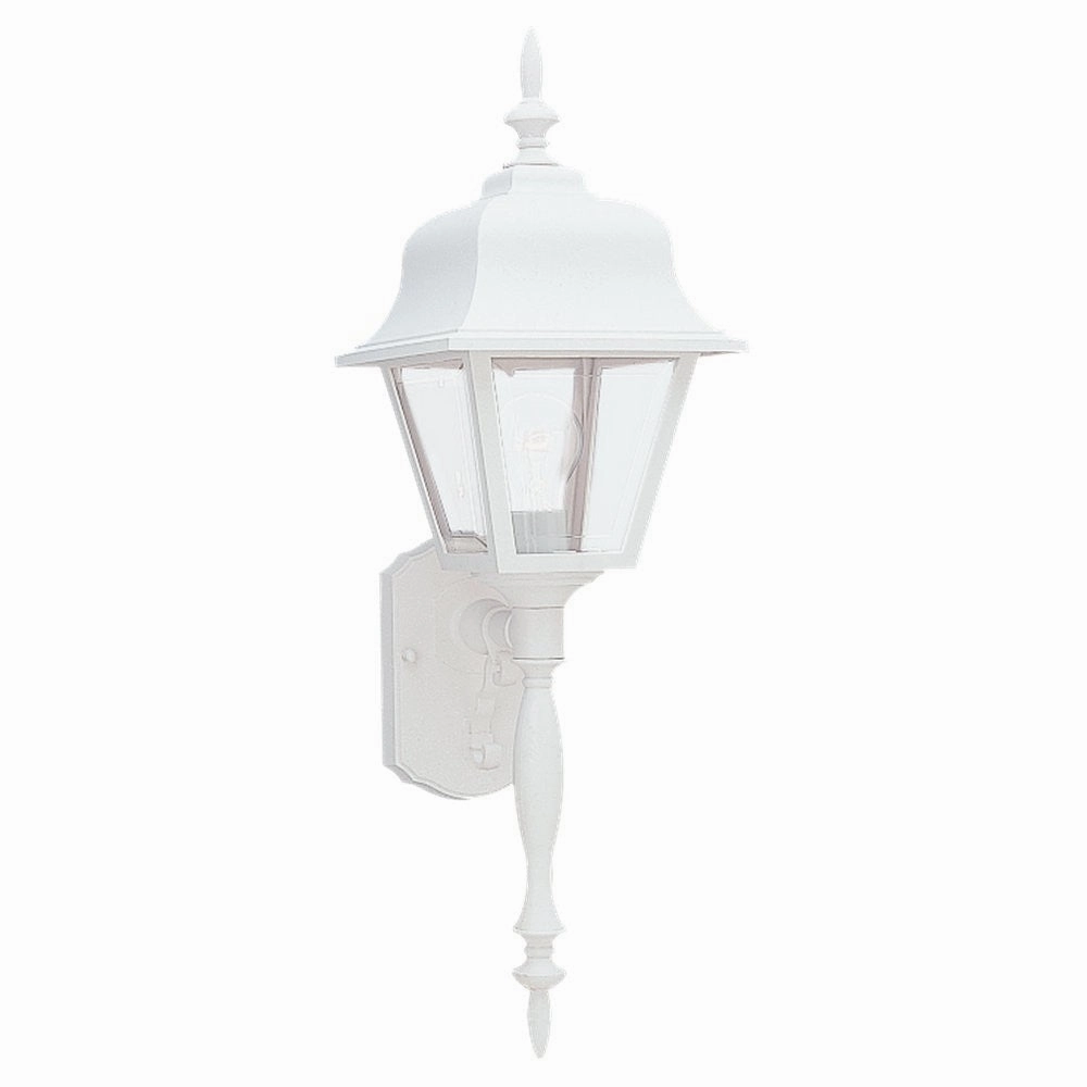 Polycarbonate Outdoor One Light Outdoor Wall Lantern White