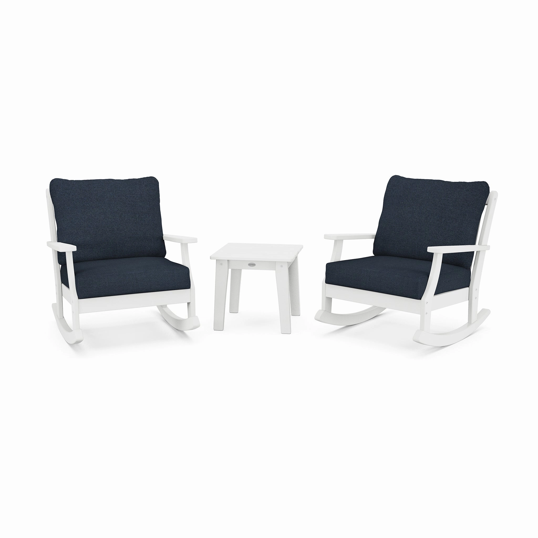 POLYWOOD Braxton 3-Piece Deep Seating Rocker Set