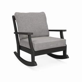 POLYWOOD Braxton Deep Seating Rocking Chairoutdoor patio furniture set