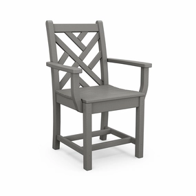 POLYWOOD Chippendale Outdoor Dining Arm Chairoutdoor dining chair with armrests