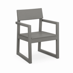 POLYWOOD EDGE Dining Arm Chairoutdoor dining chair with armrests