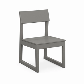 POLYWOOD EDGE Dining Side Chairoutdoor dining chair with armrests