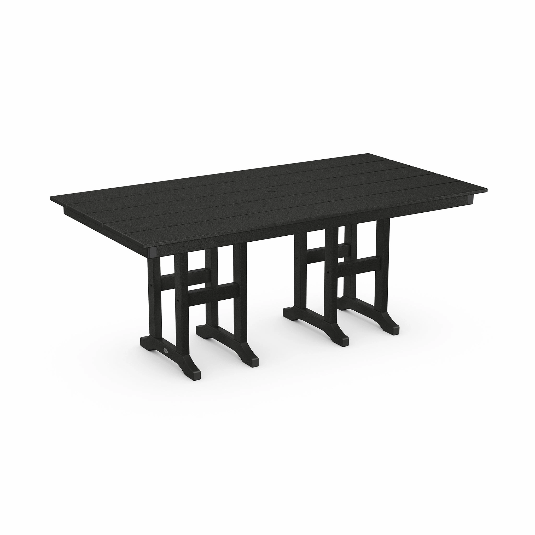 POLYWOOD Farmhouse 37" x 72" Dining Tableoutdoor dining table for 4-6 people