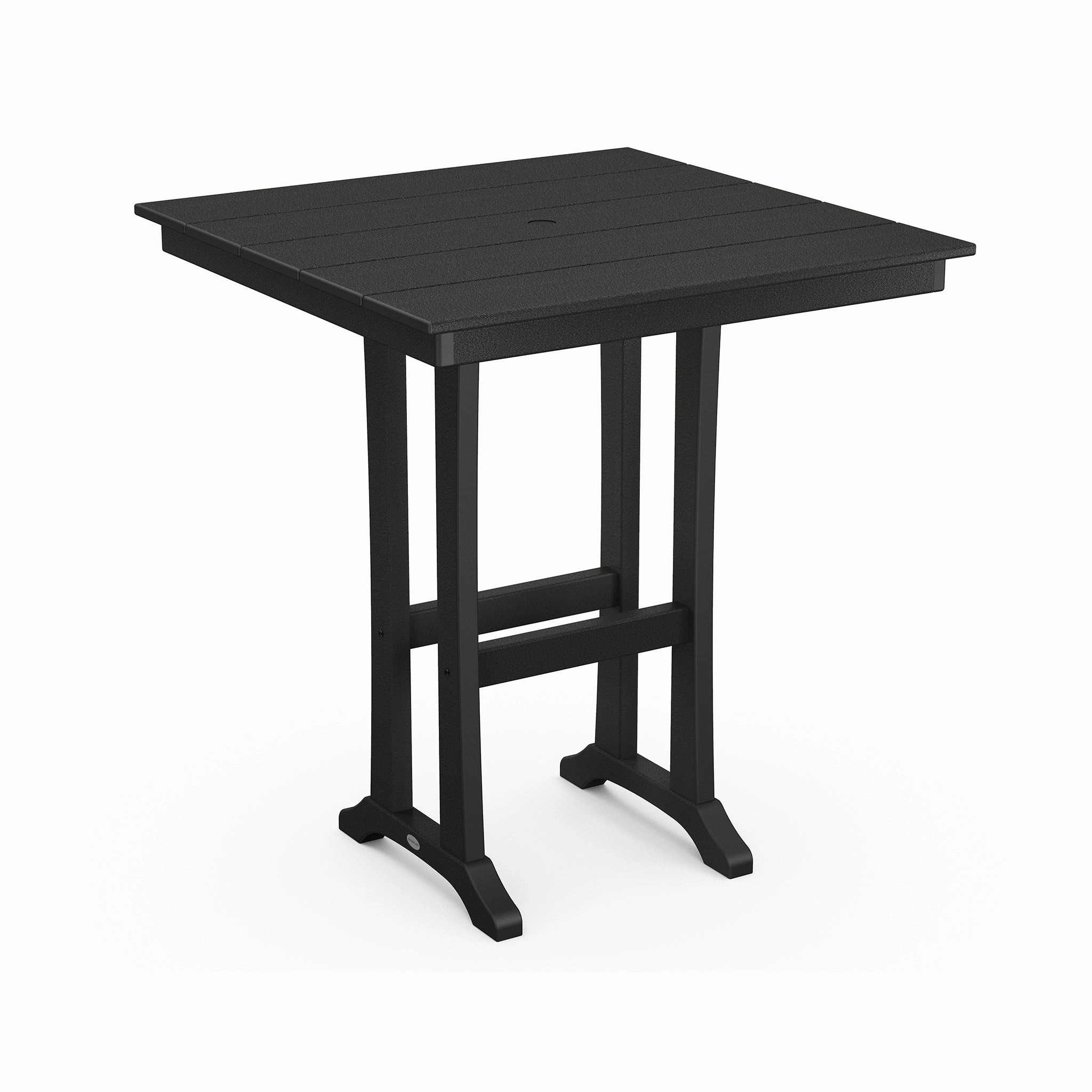 POLYWOOD Farmhouse Trestle 37" Bar Tableoutdoor table for balcony or garden