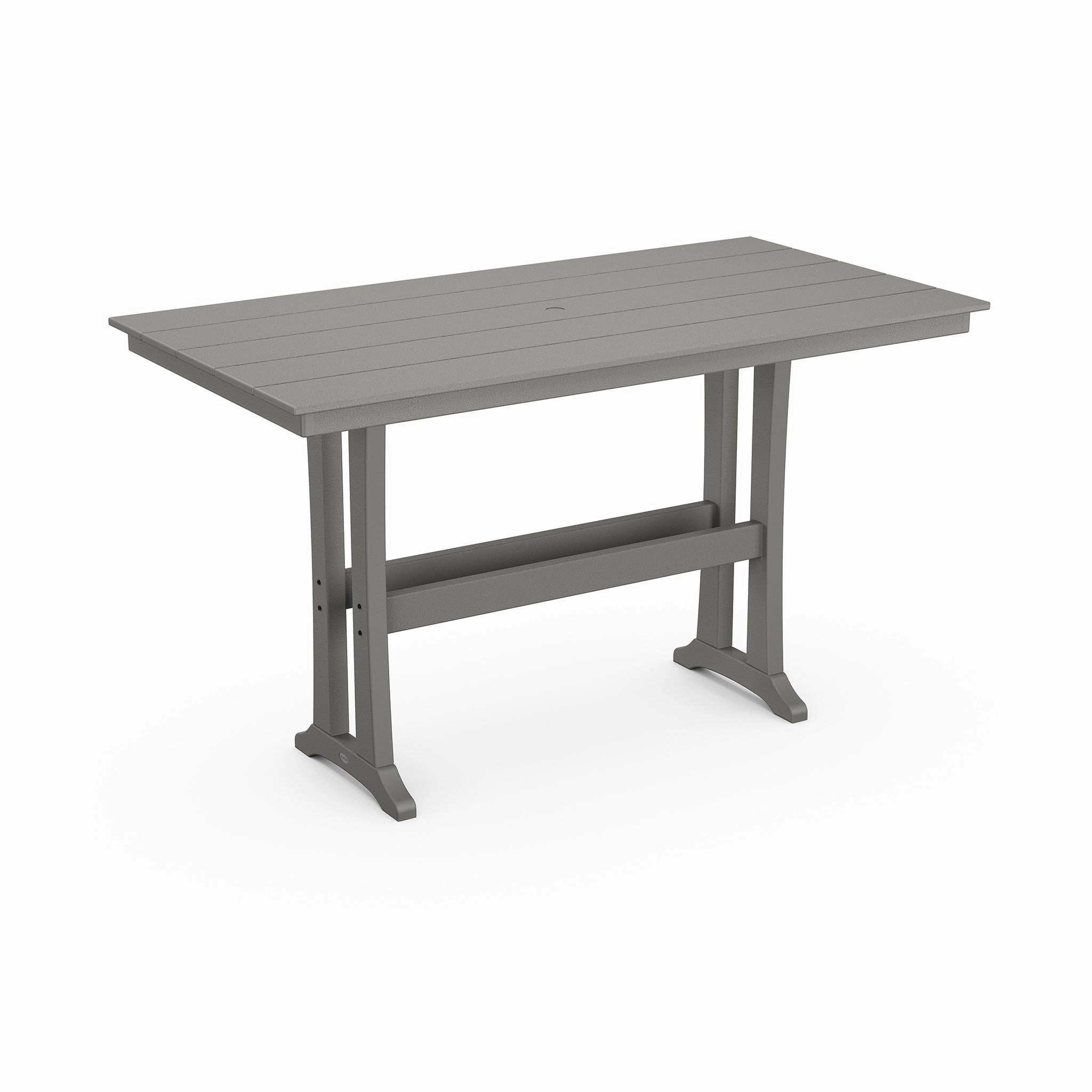 POLYWOOD Farmhouse Trestle 37" x 72" Bar Table