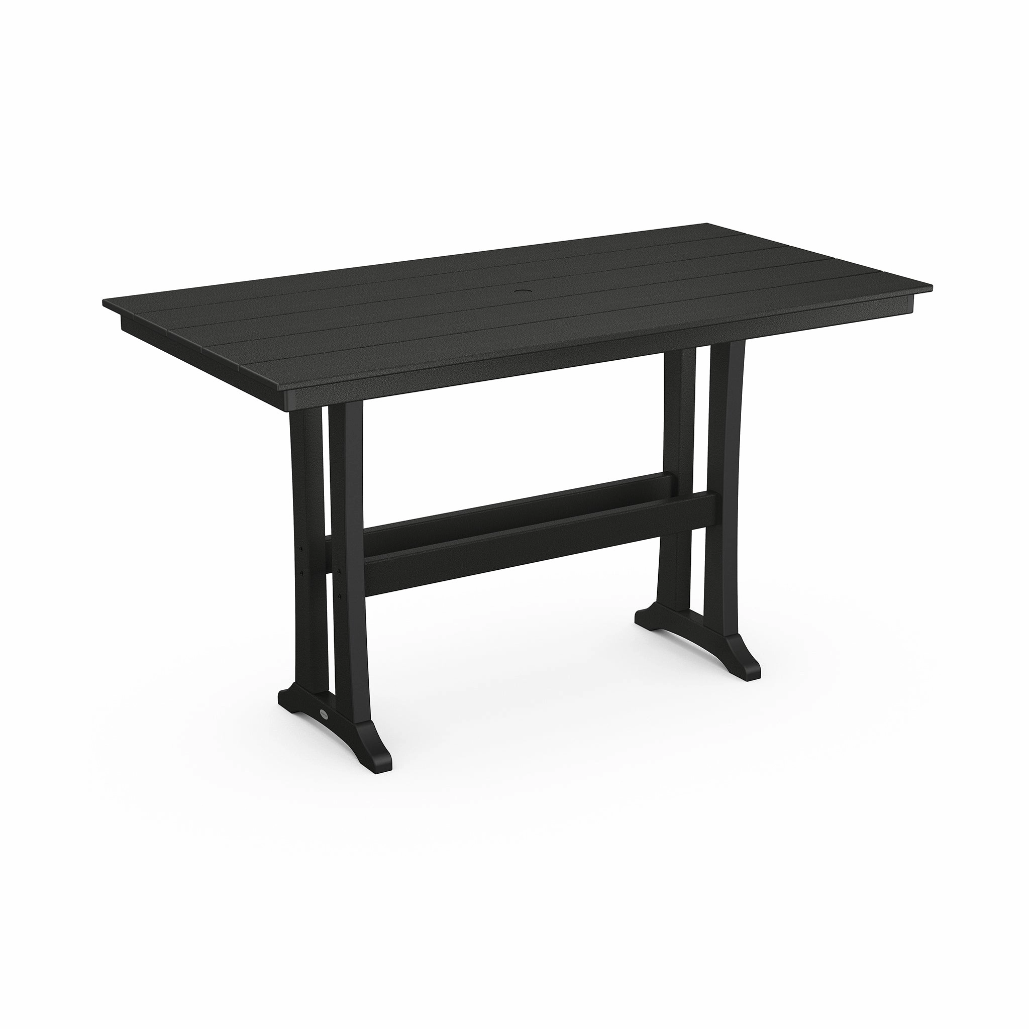 POLYWOOD Farmhouse Trestle 37" x 72" Bar Table