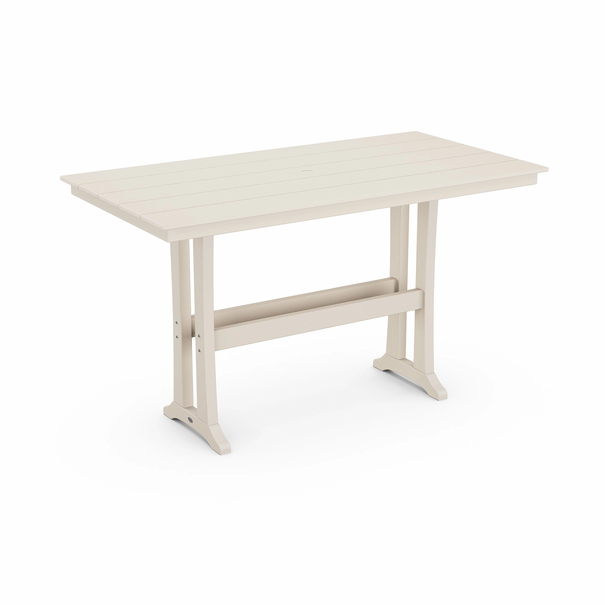 POLYWOOD Farmhouse Trestle 37" x 72" Bar Table