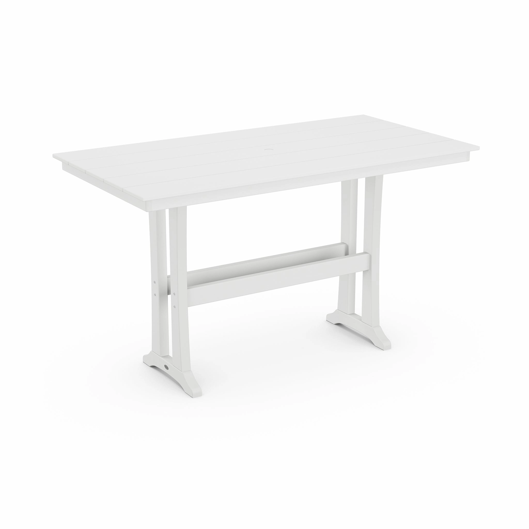 POLYWOOD Farmhouse Trestle 37" x 72" Bar Table