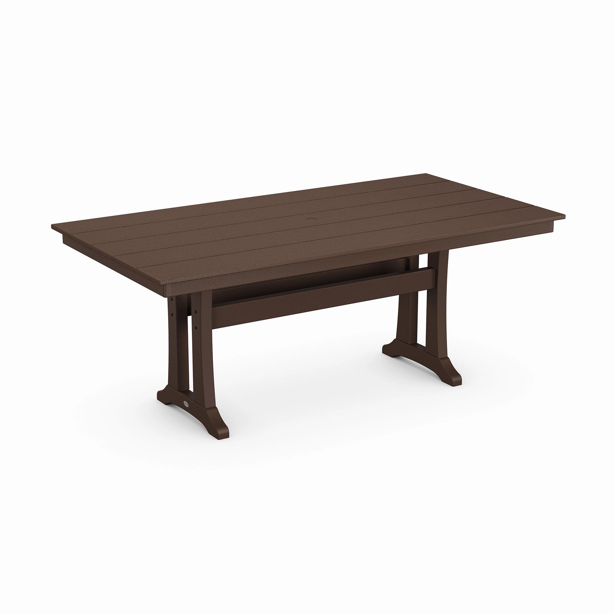 POLYWOOD Farmhouse Trestle 37" x 72" Dining Table